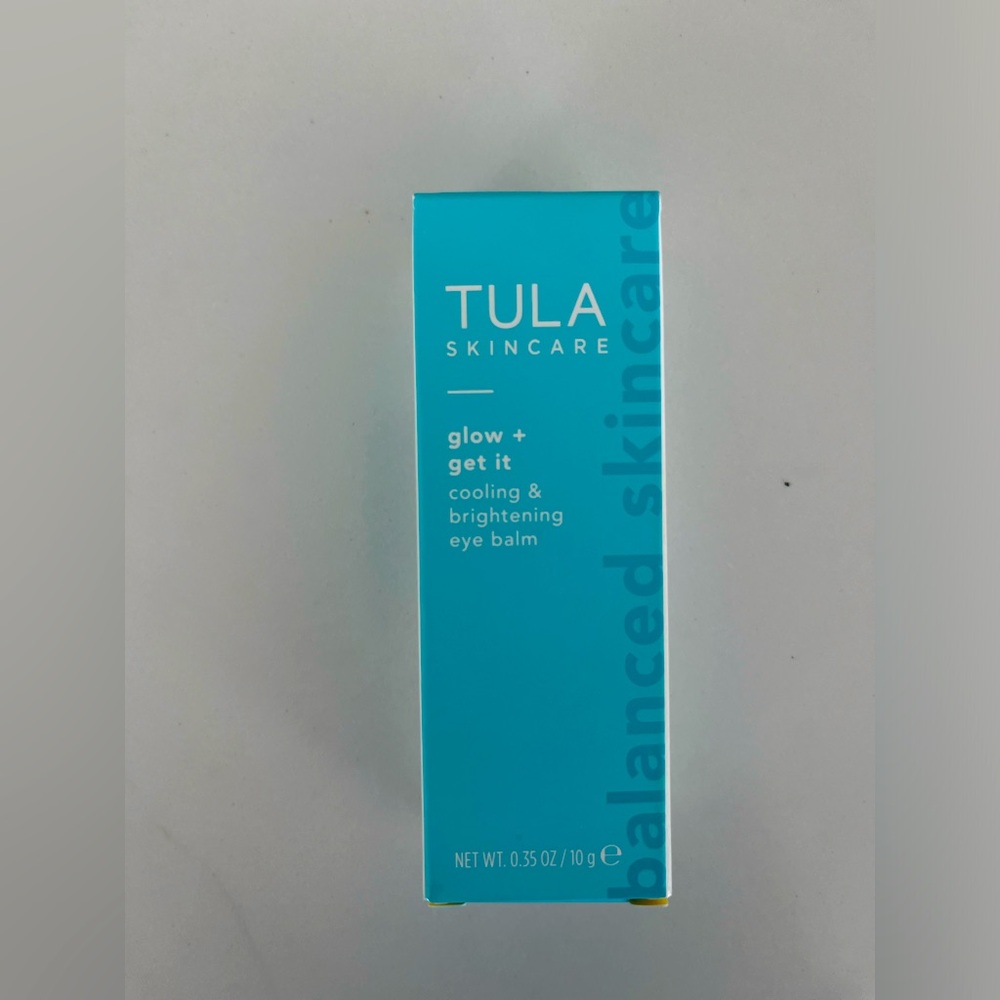 Tula glow and get cooling brightening‎ eye balm, new inbox, .35 ounces